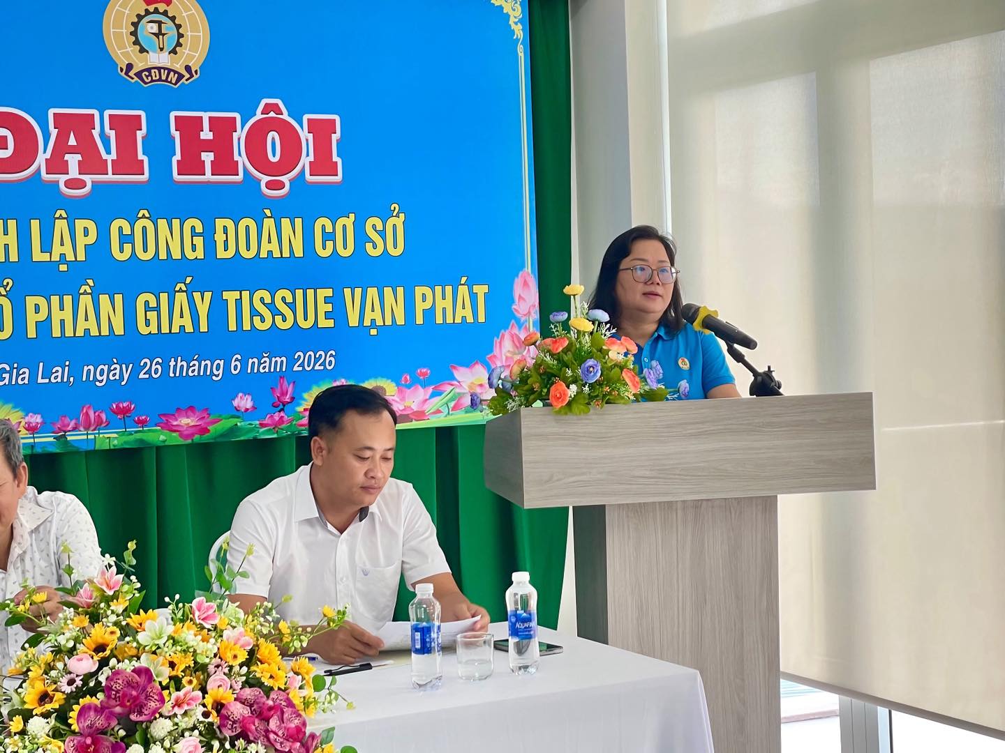 🌿 ĐẠI HỘI THÀNH LẬP CÔNG ĐOÀN CÔNG TY CỔ PHẦN GIẤY TISSUE VẠN PHÁT – ảnh 4